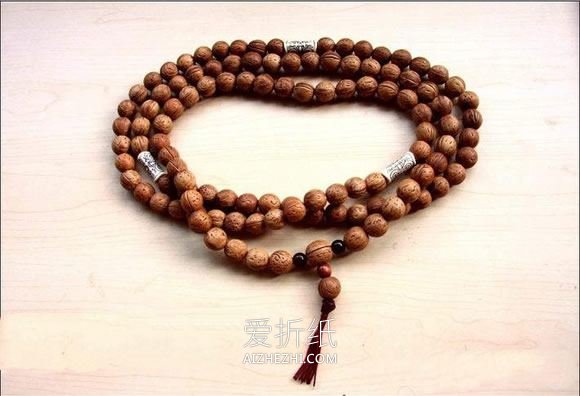 怎么用山桃核做佛珠念珠手串的制作方法(图3)