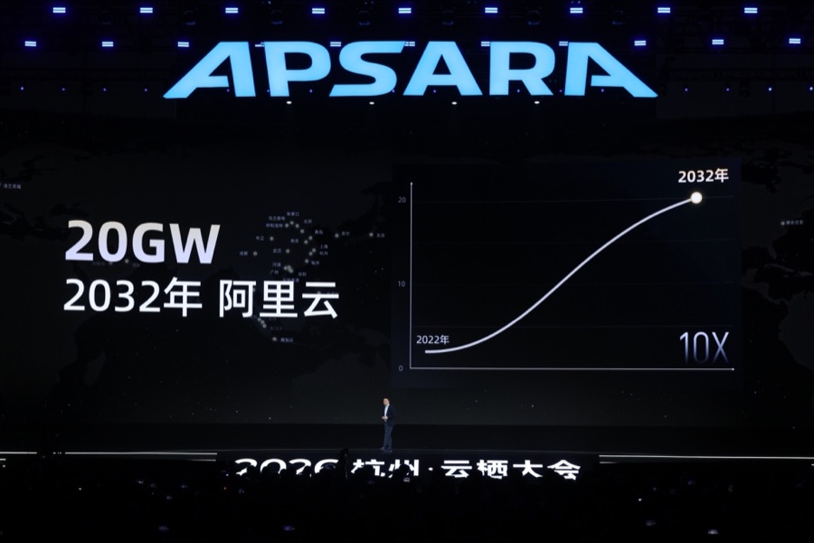 阿里CEO吴泳铭:计划训练5万亿至10万亿参数新模型2032年阿里云数据中心规模将超20GW(图2)